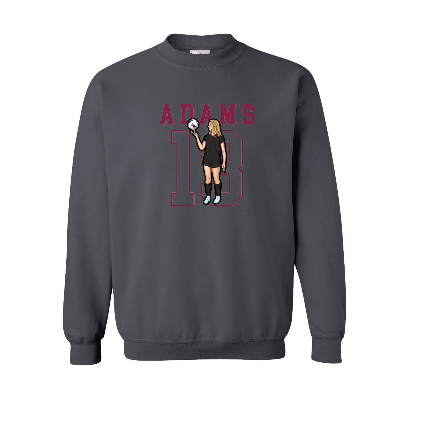 Fleece Crew — Shirsey in Grey