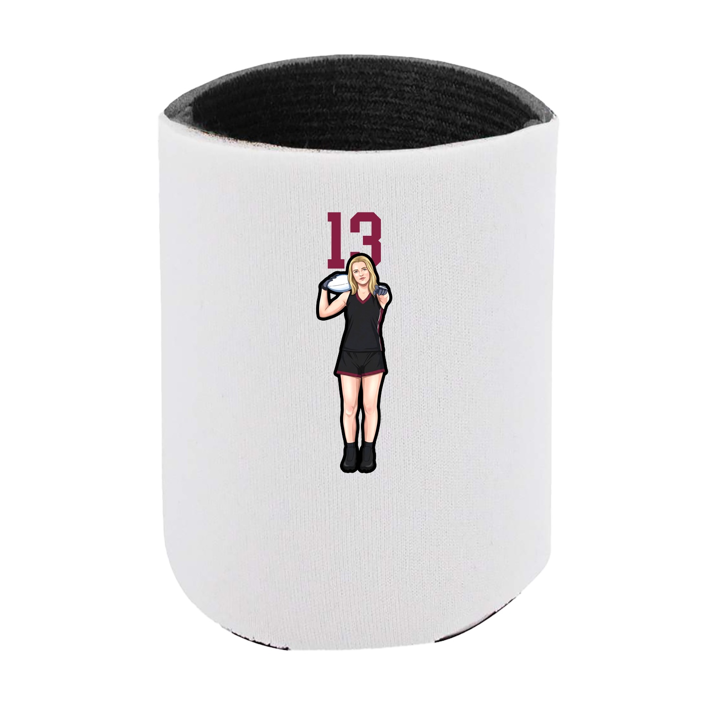 Can Holder — Number Top in White