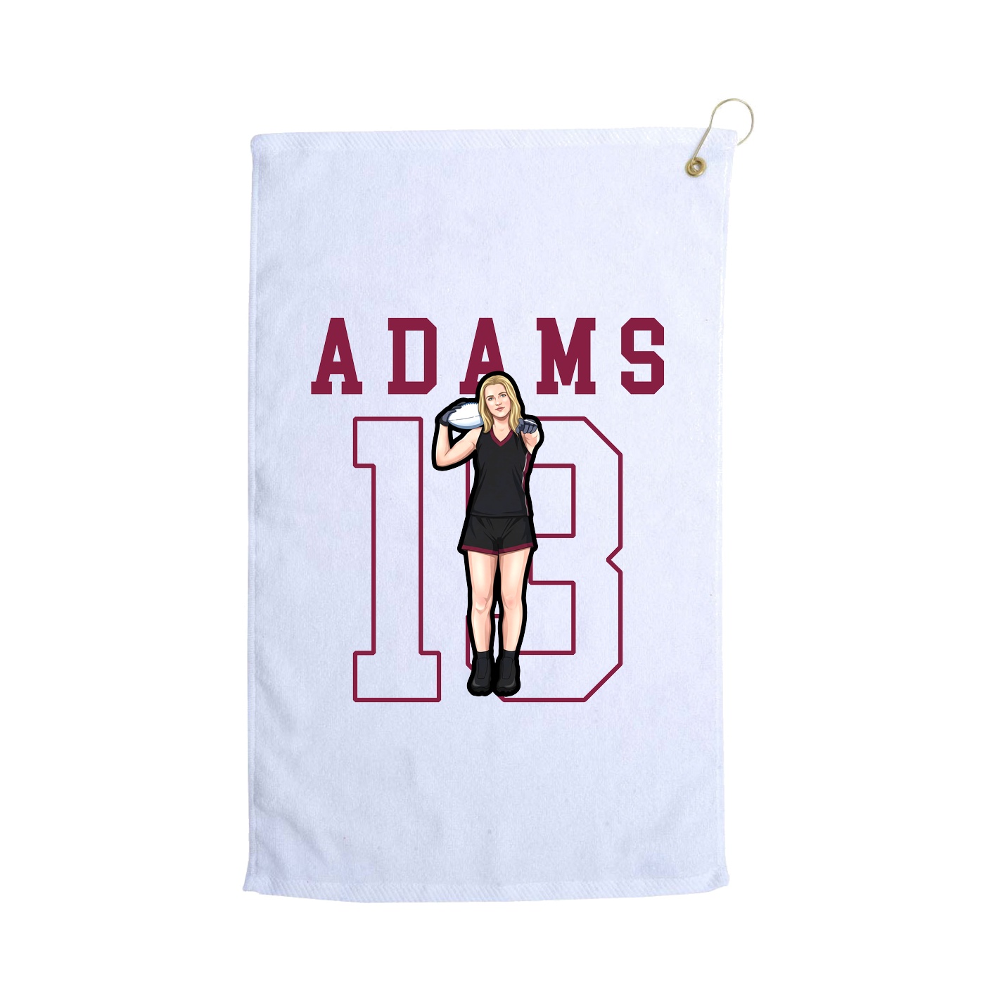 Golf Towel — Shirsey in White