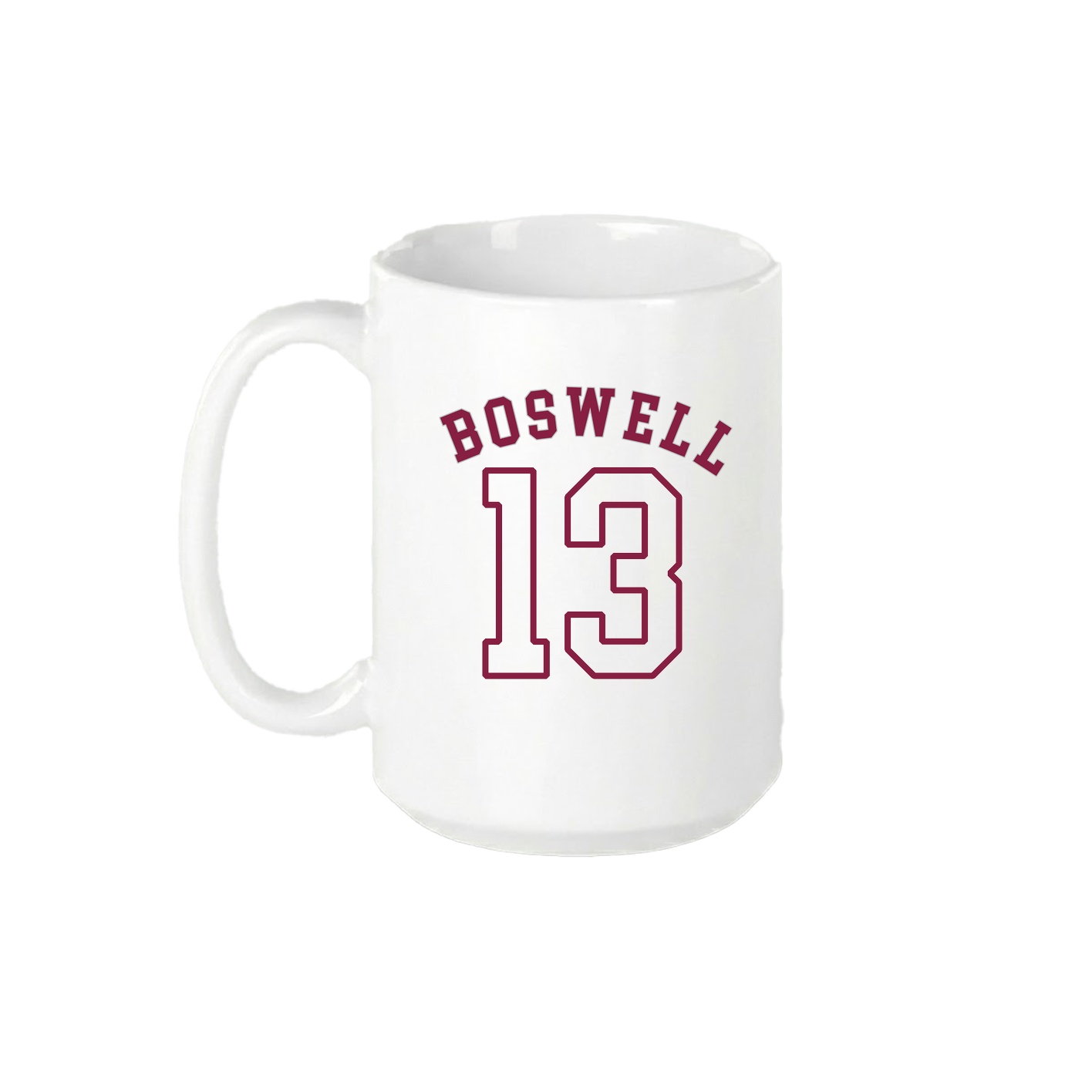 15oz Coffee Mug — Shirsey Arch in White