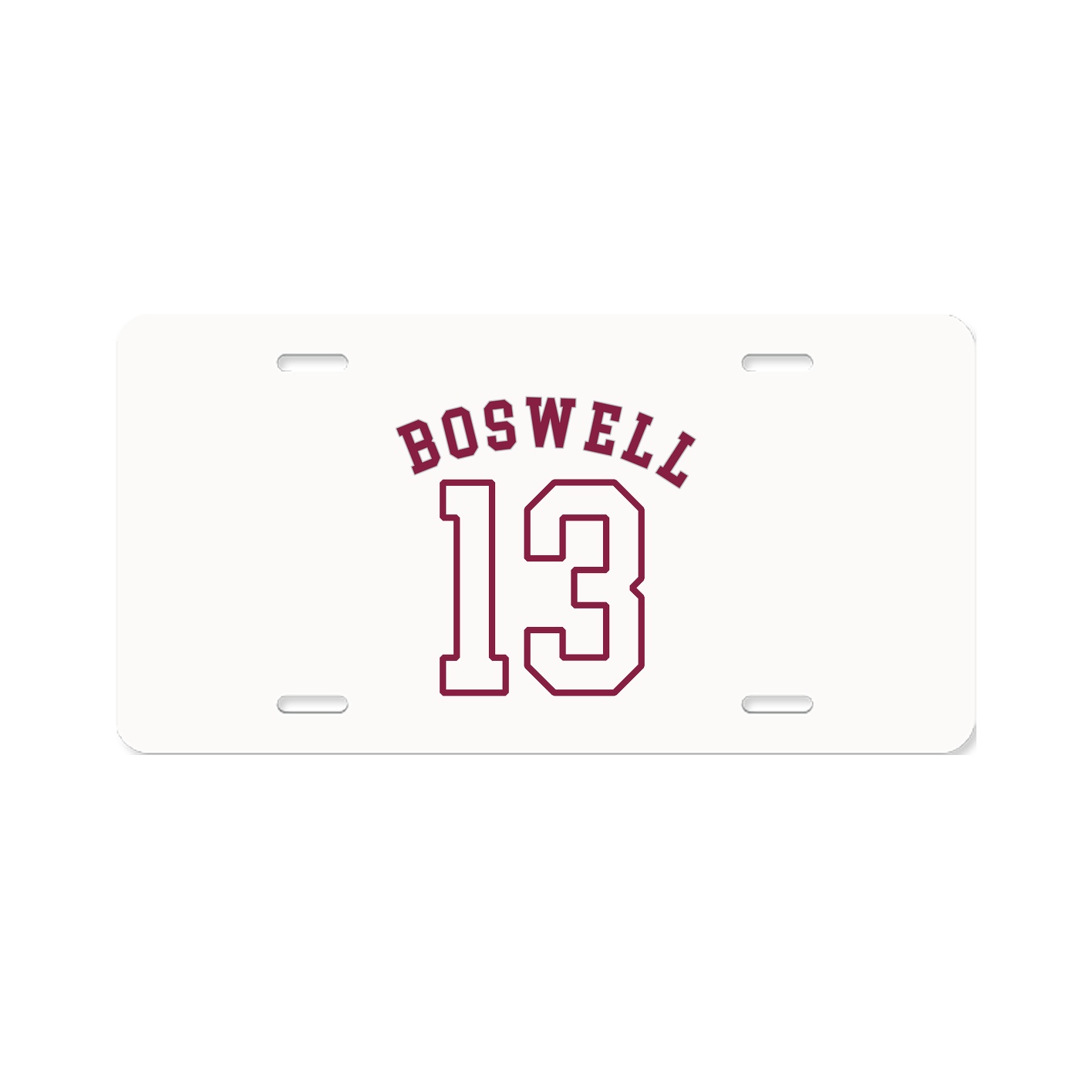 License Plate — Shirsey Arch in Classic