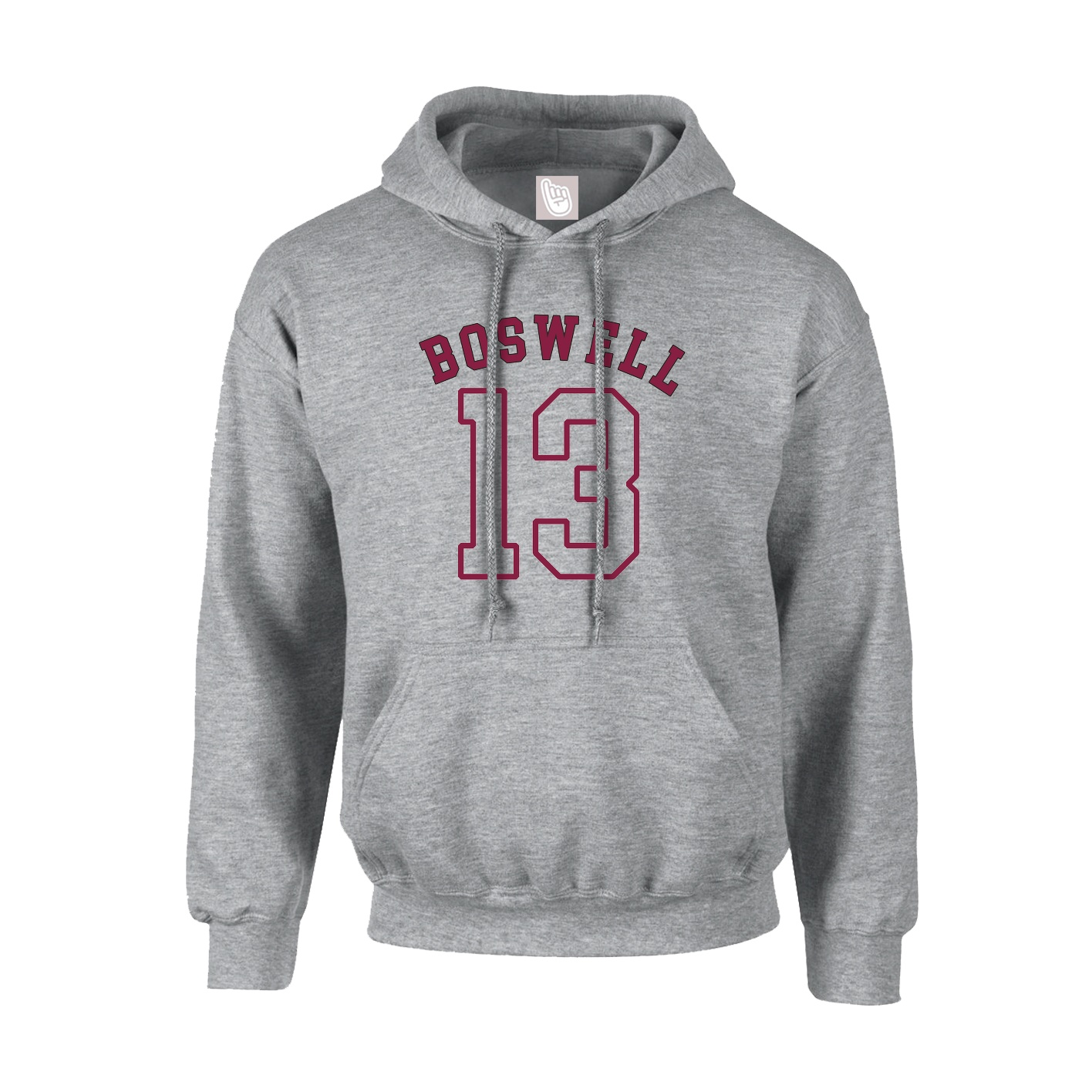 Youth Hoodie — Shirsey Arch in Grey