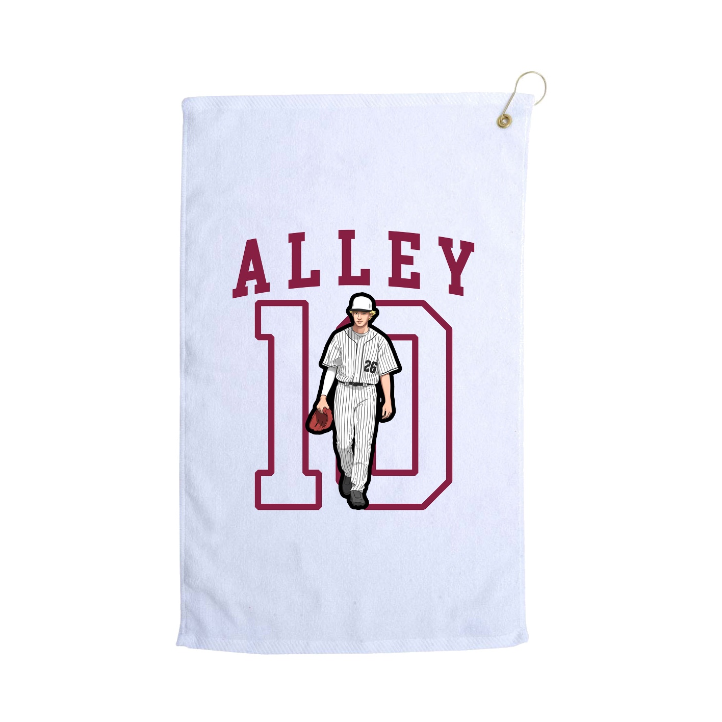 Golf Towel — Shirsey in White