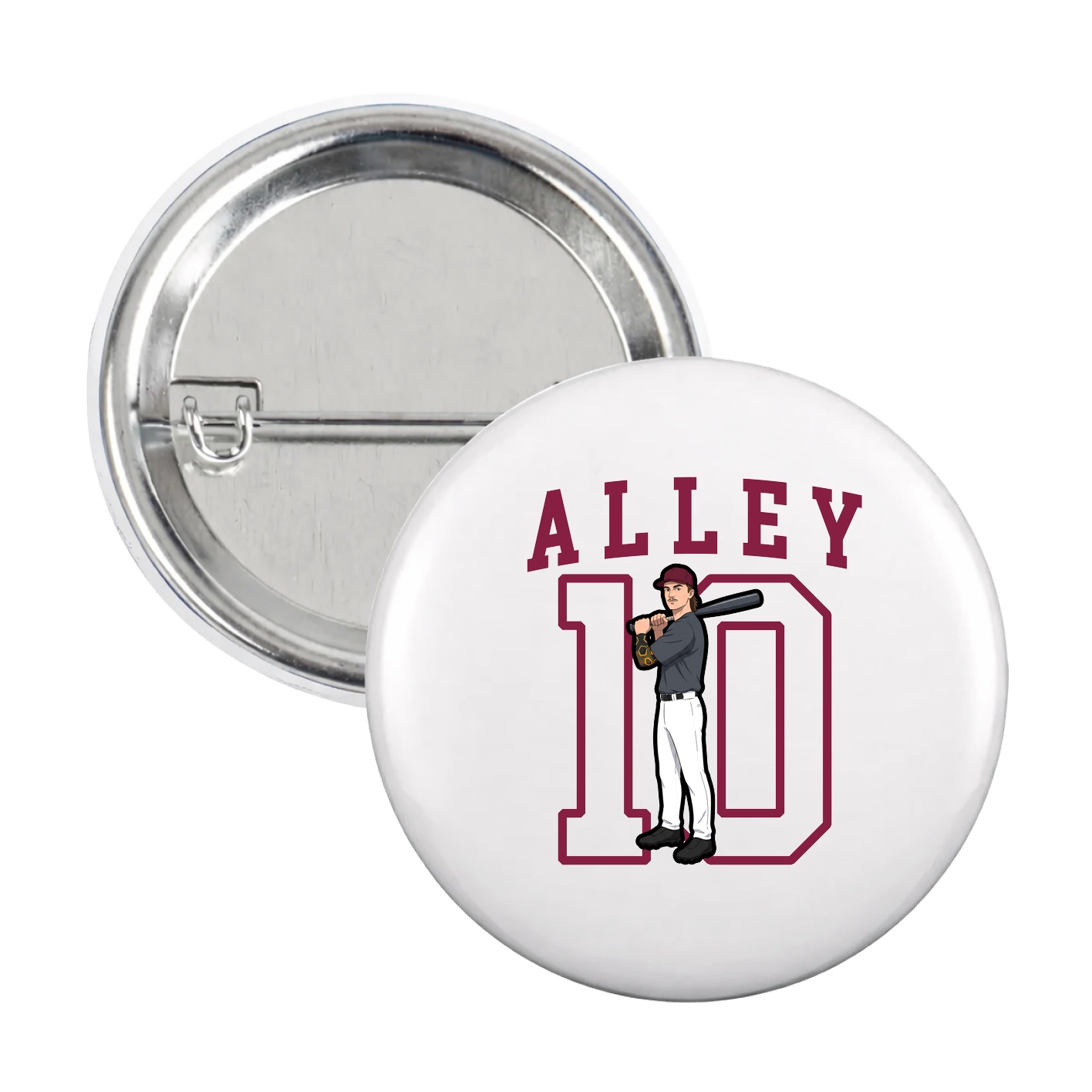 Game Day Button — Shirsey in White