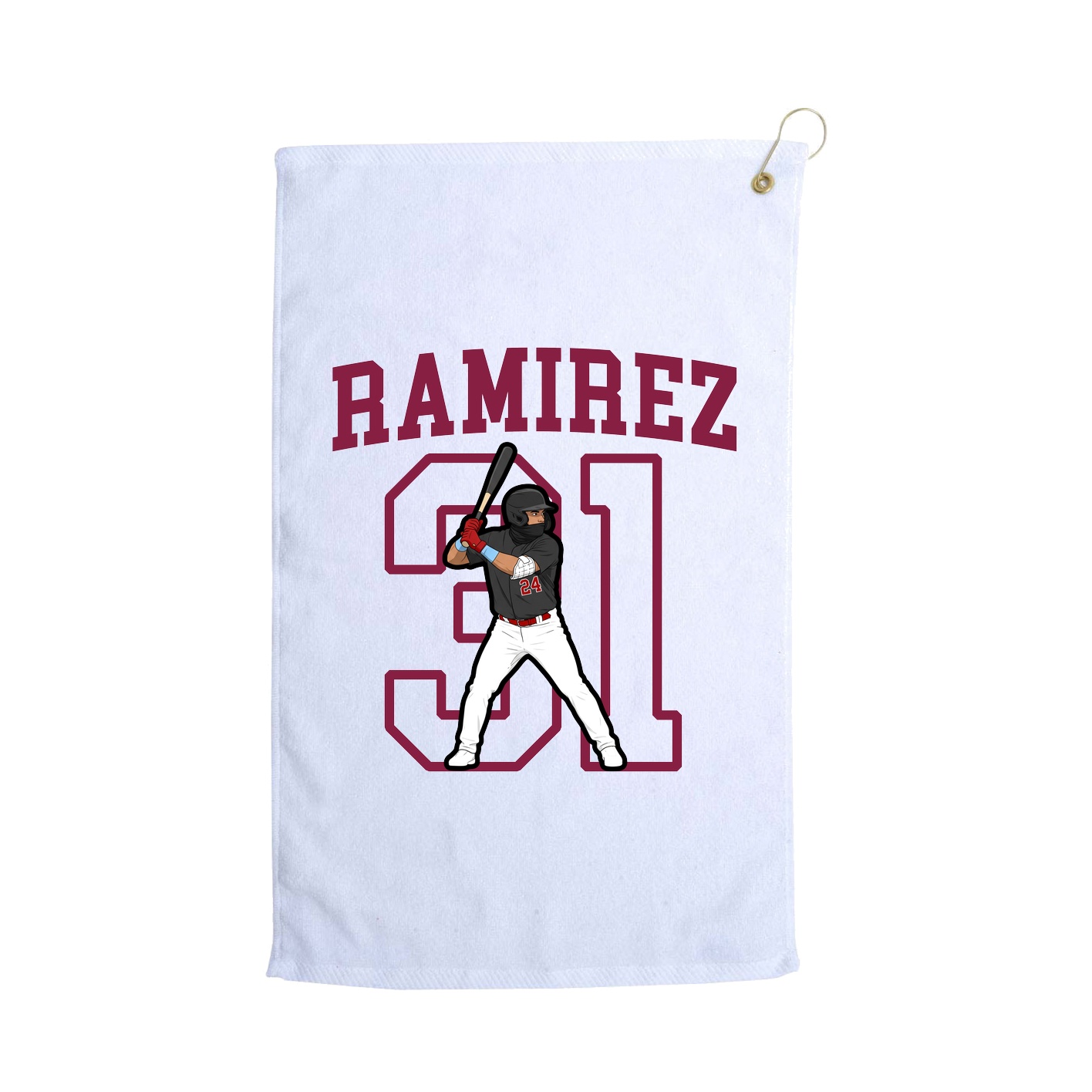 Golf Towel — Shirsey in White