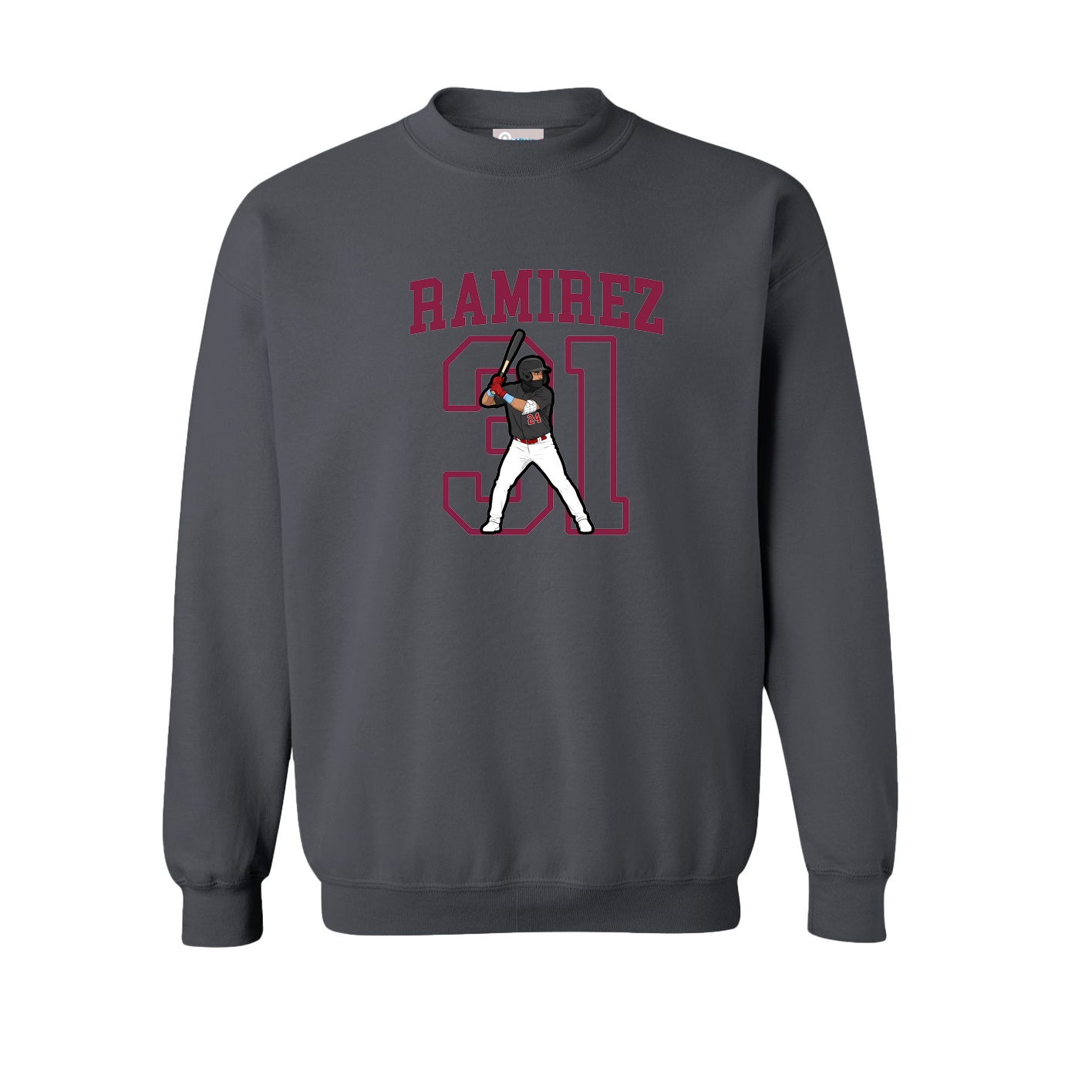 Fleece Crew — Shirsey in Grey