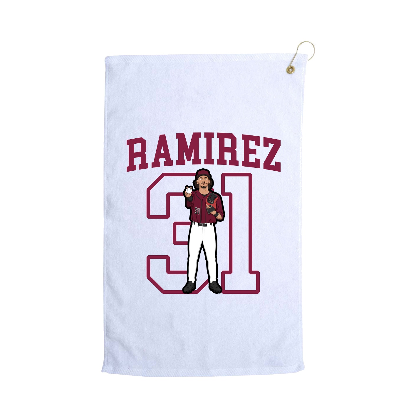 Golf Towel — Shirsey in White
