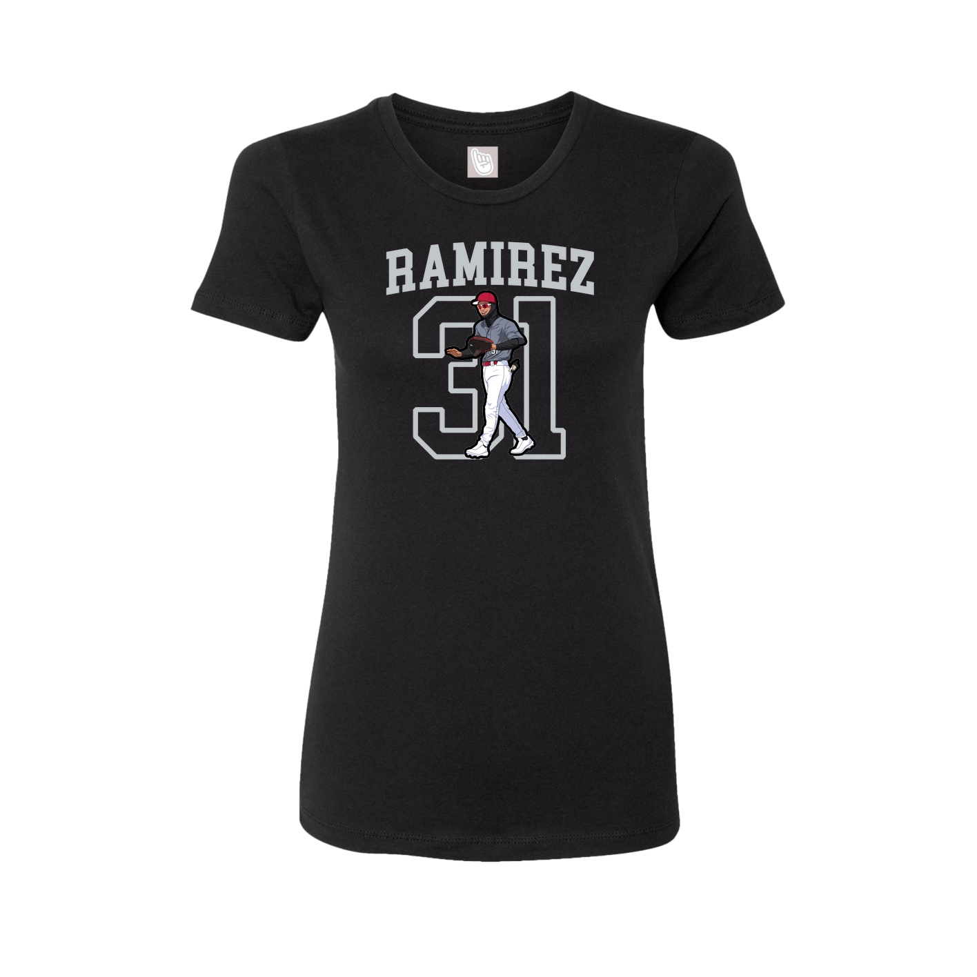 Fitted Women's Tee — Shirsey in Black