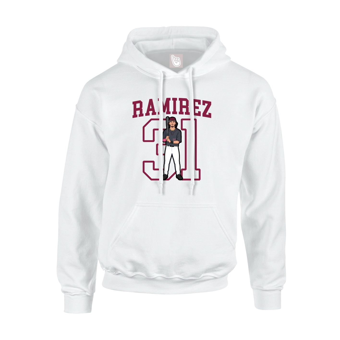 Hoodie — Shirsey in White
