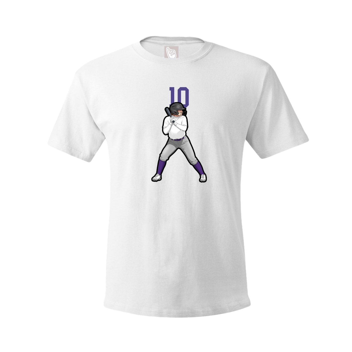 Tee — Number Top in White