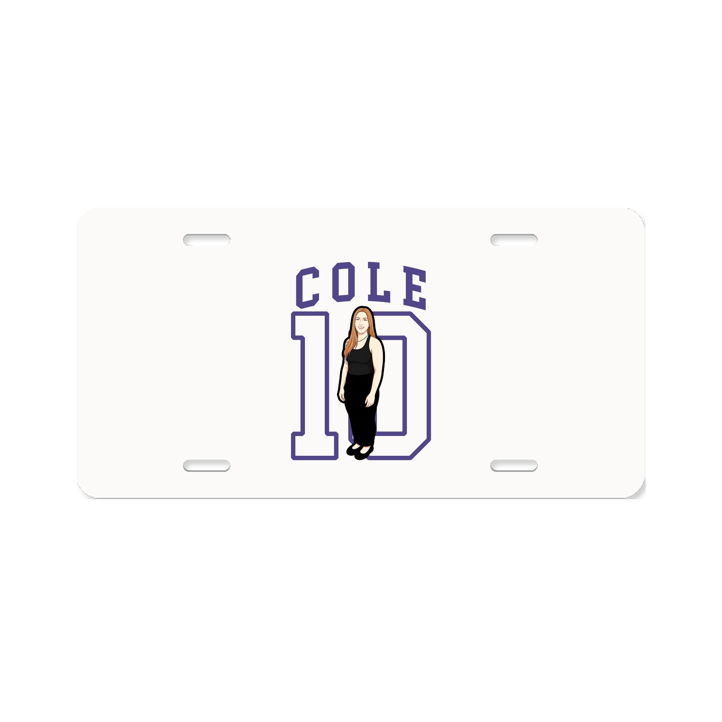 License Plate — Shirsey in Classic