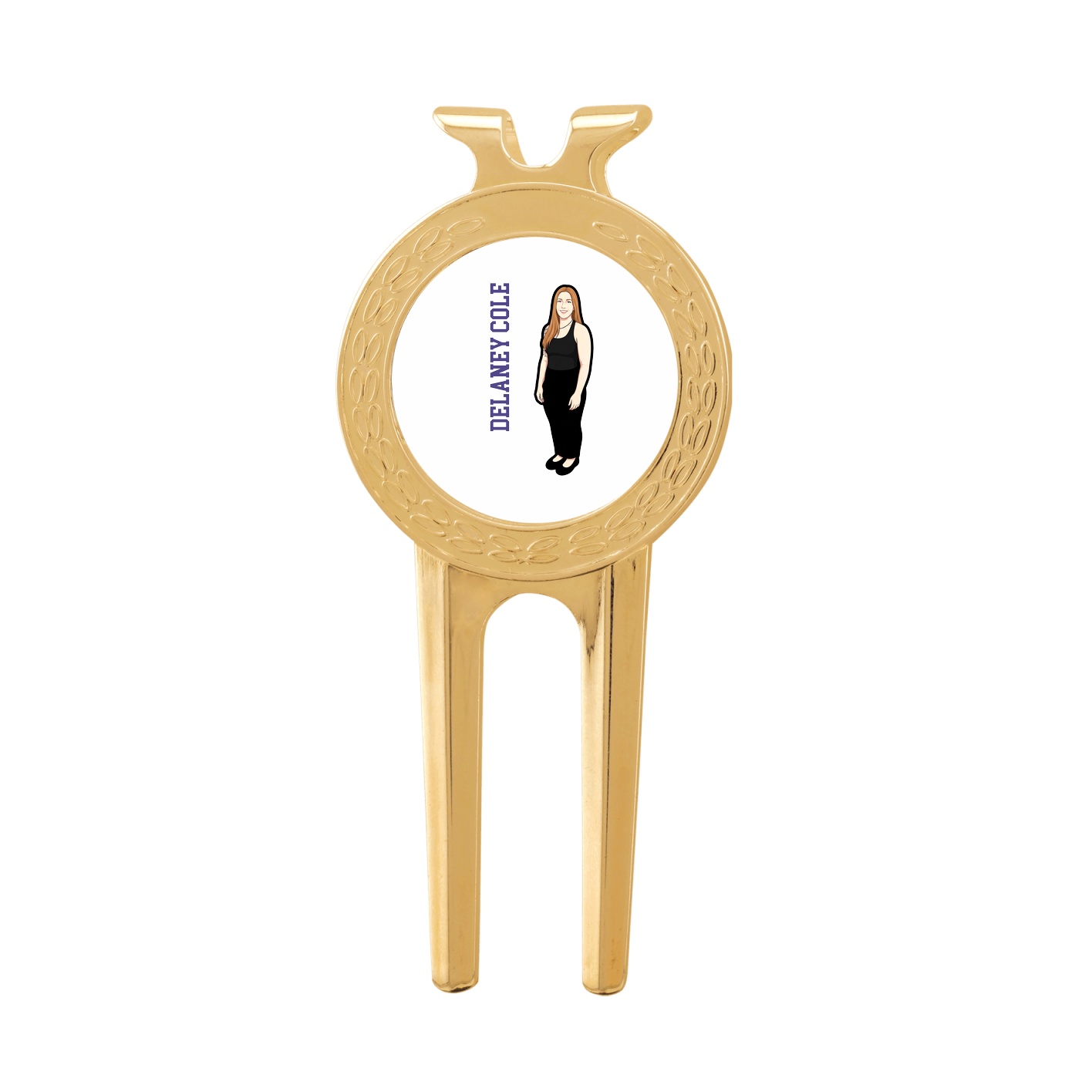 Divot Tool with Ball Marker — Name Vertical in Classic