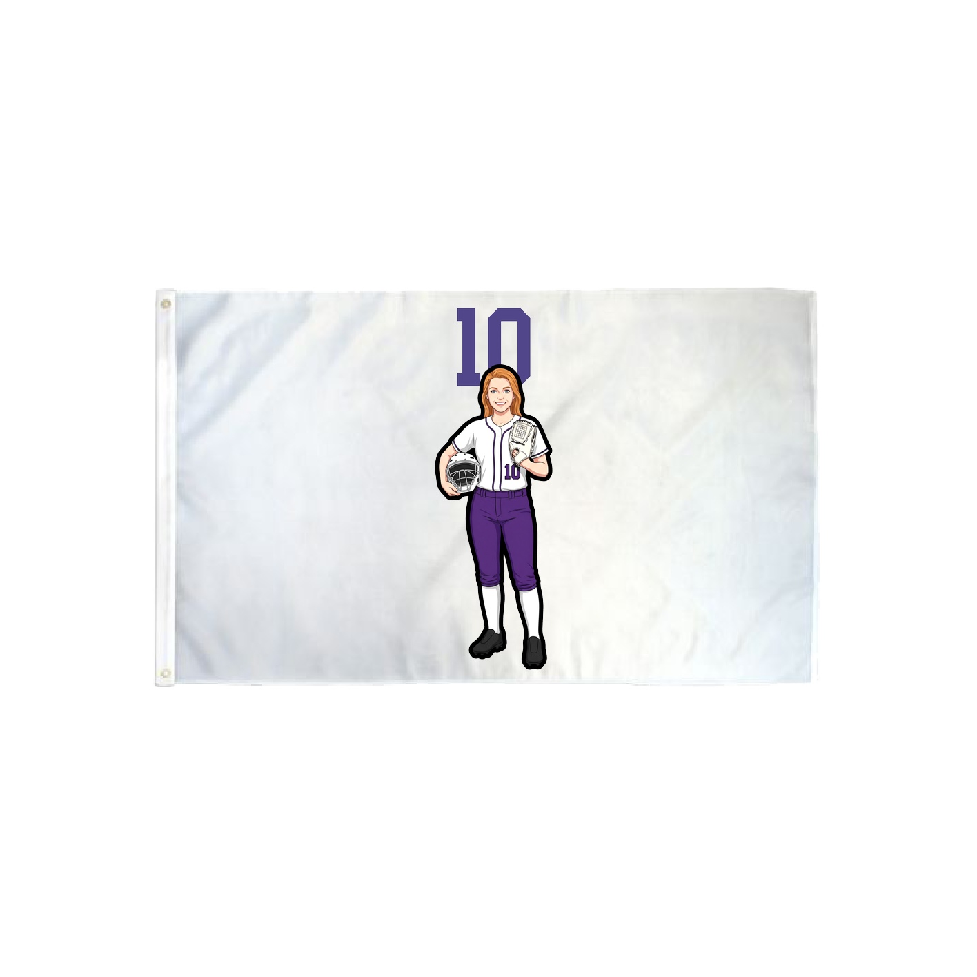 3x5 Flag — Number Top in Classic