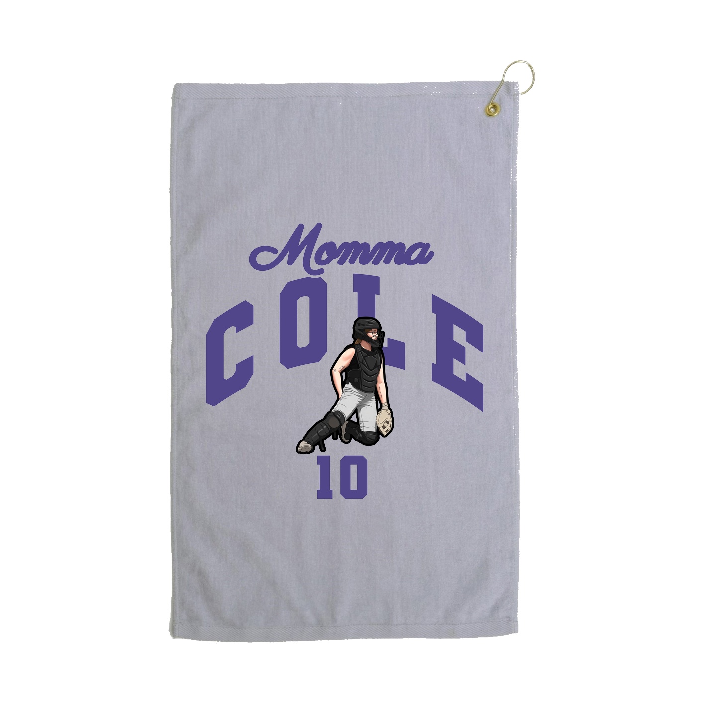 Golf Towel — Mothers Day Arch in Grey