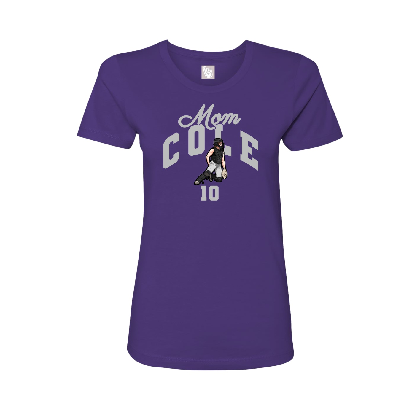Womens Tee — Mothers Day Arch in Purple