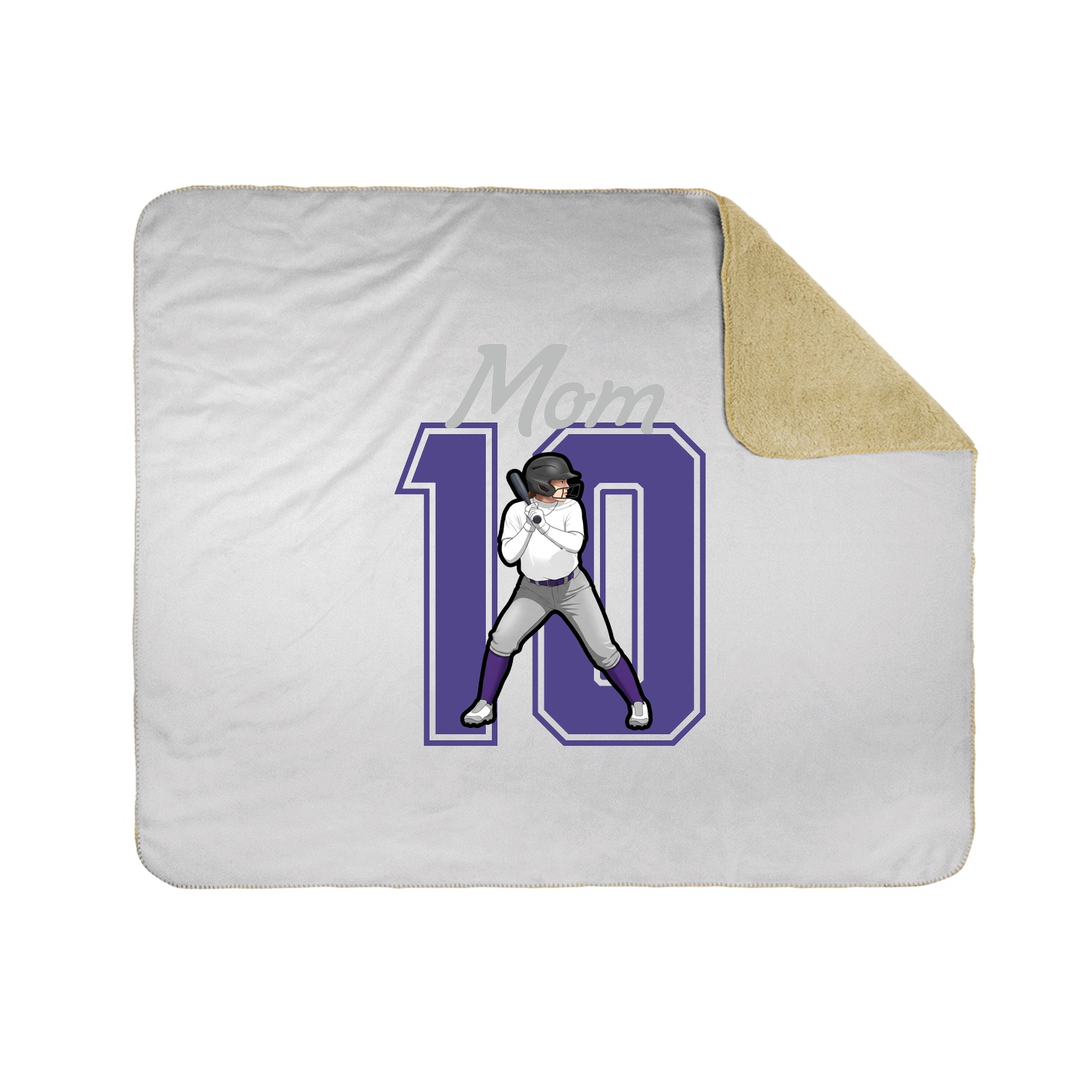 Throw Blanket — Mothers Day Shirsey in White
