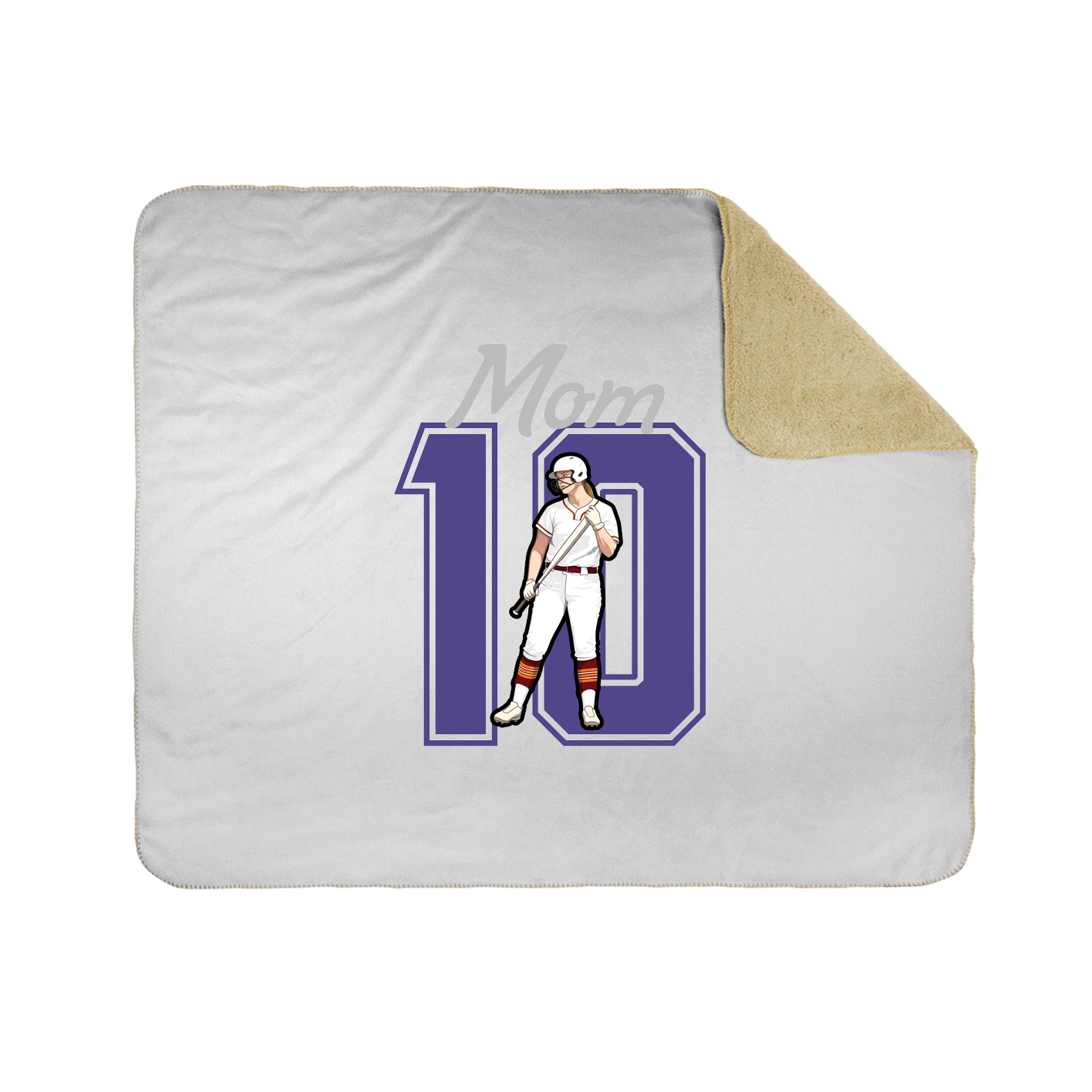 Throw Blanket — Mothers Day Shirsey in White