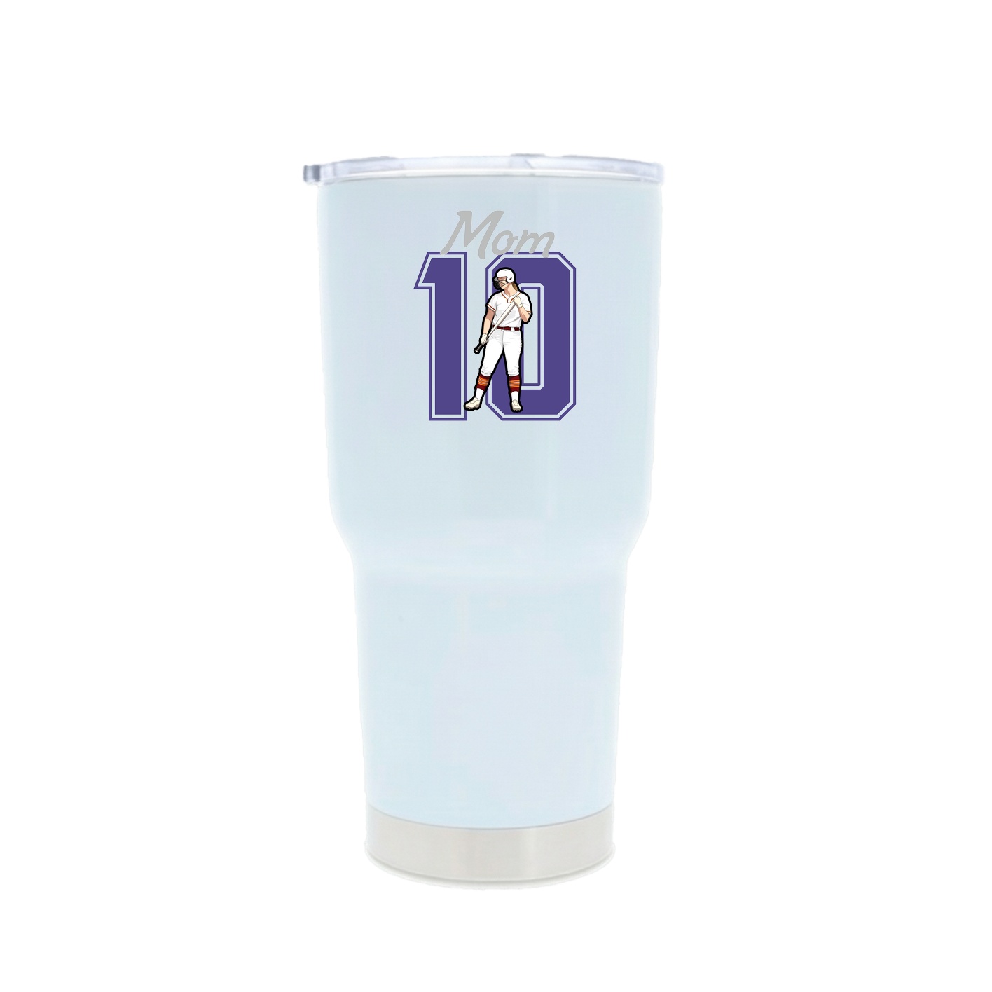 30oz Stainless Steel Tumbler — Mothers Day Shirsey in White