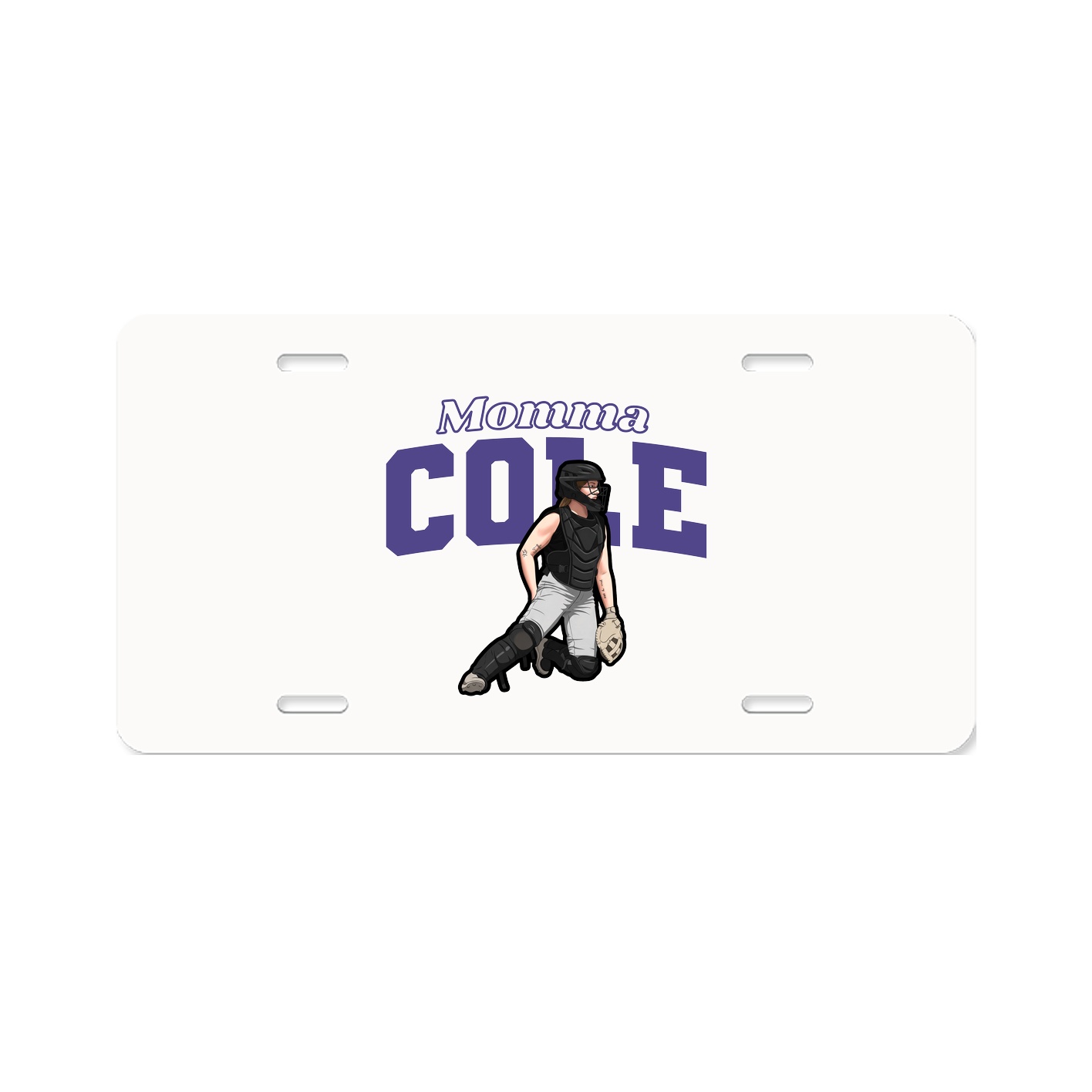 License Plate — Mothers Day Block in Classic