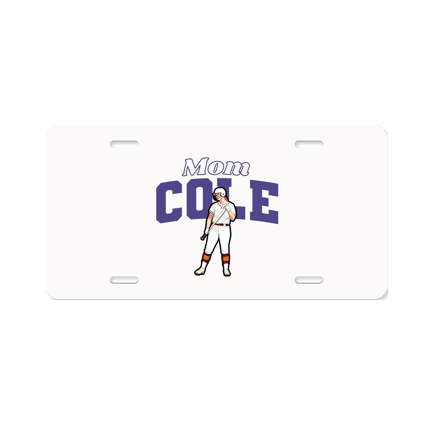 License Plate — Mothers Day Block in Classic