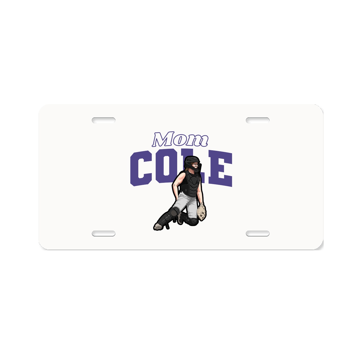 License Plate — Mothers Day Block in Classic