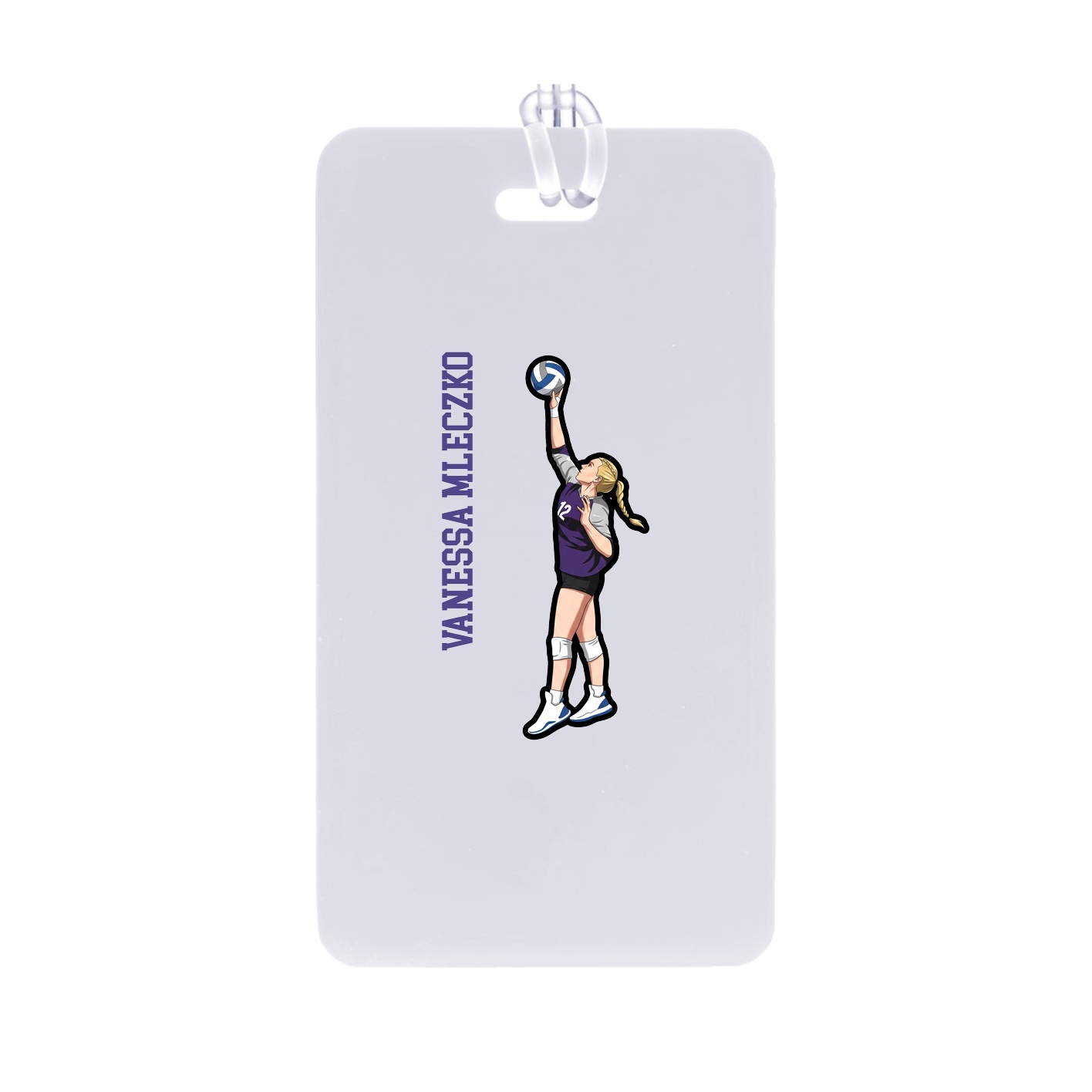 Bag Tag — Name Vertical in Classic