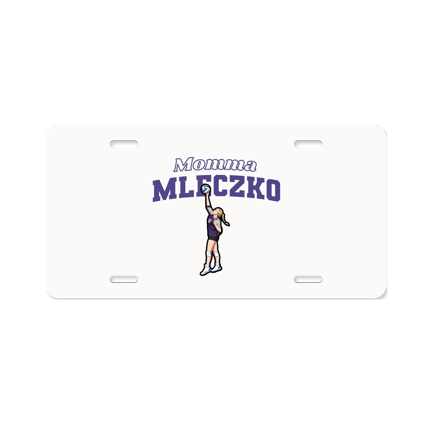 License Plate — Mothers Day Block in Classic