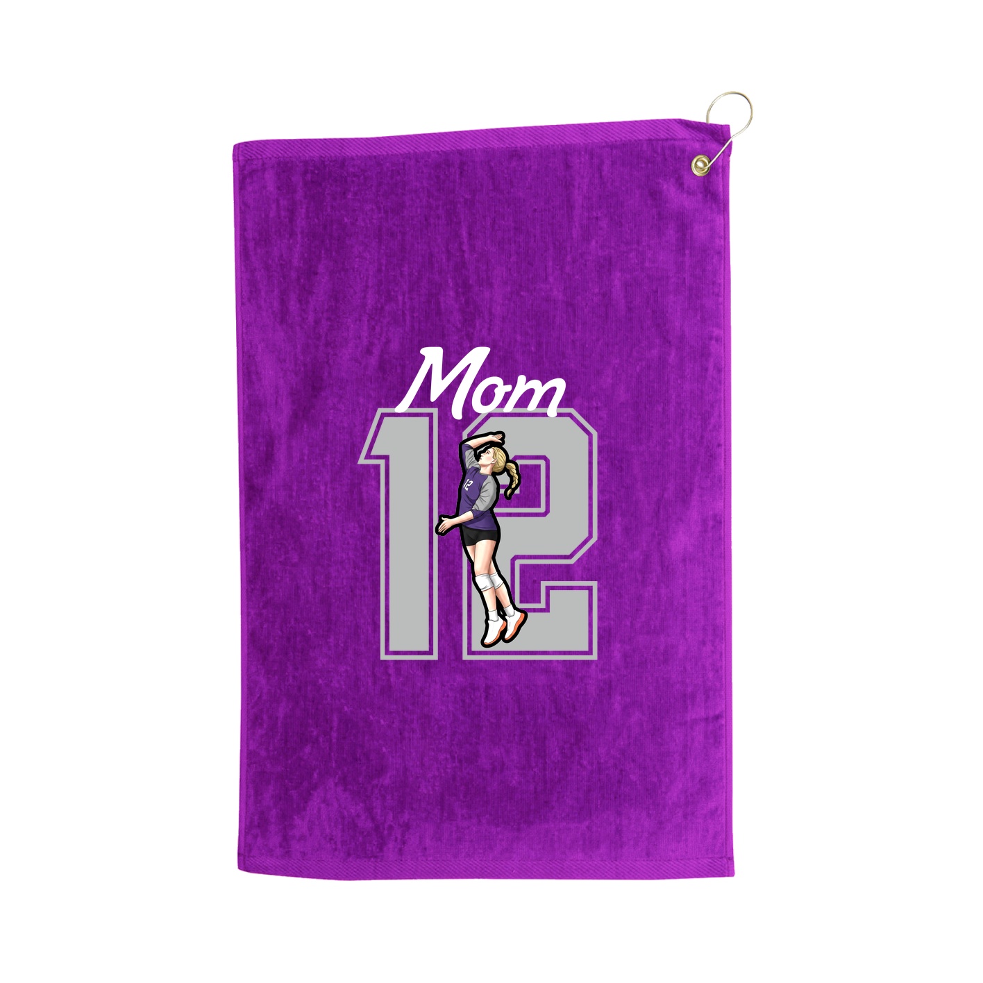 Golf Towel — Mothers Day Shirsey in Purple