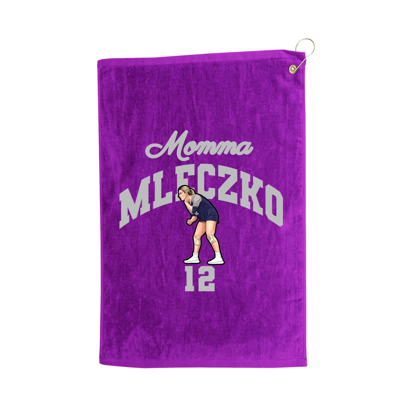 Golf Towel — Mothers Day Arch in Purple