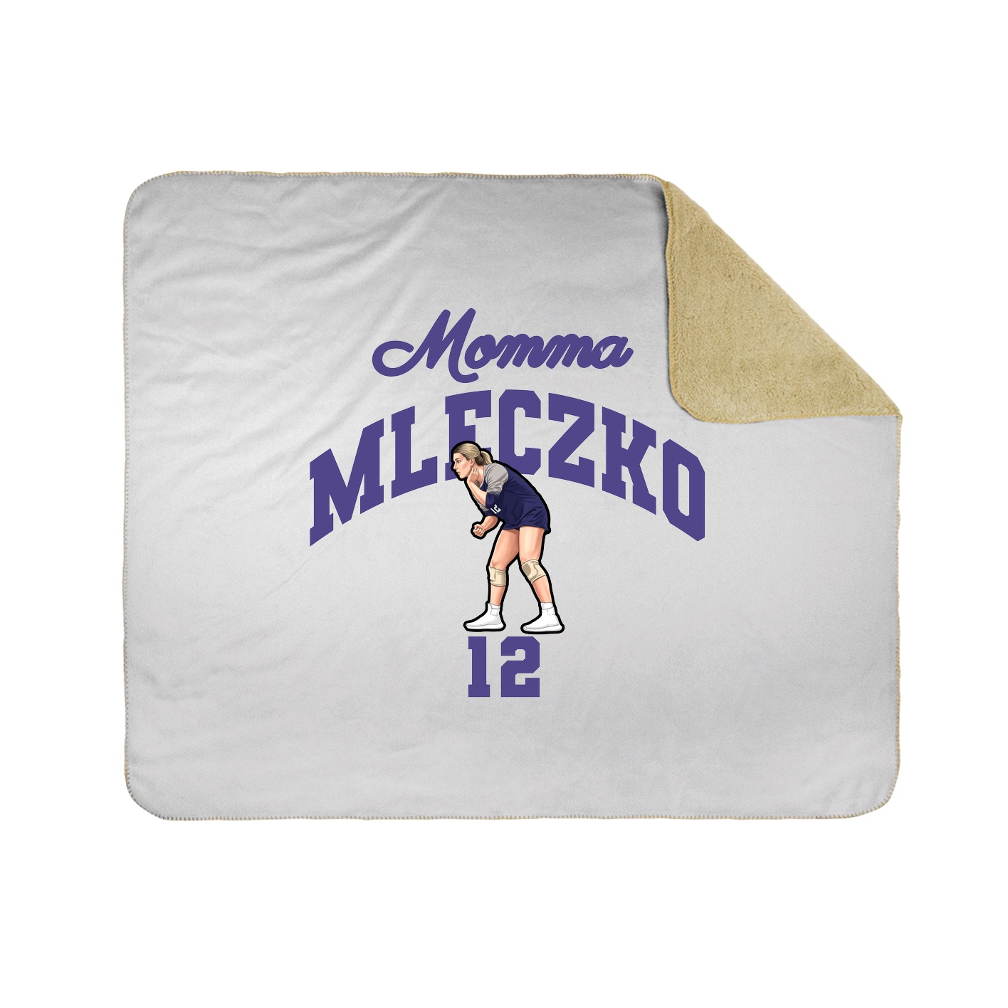 Throw Blanket — Mothers Day Arch in White