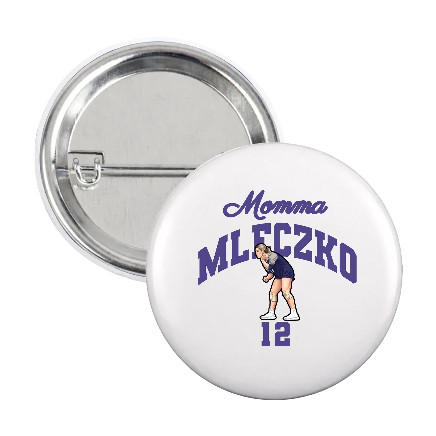 Game Day Button — Mothers Day Arch in White