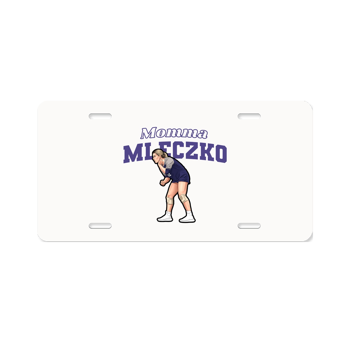 License Plate — Mothers Day Block in Classic