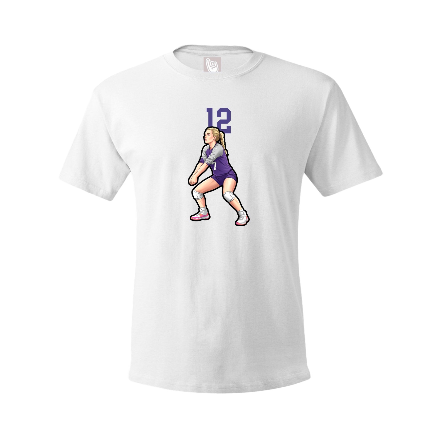 Tee — Number Top in White