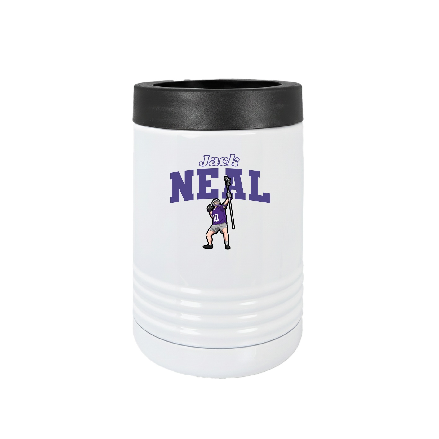 Beverage Holder — Name Arch in White