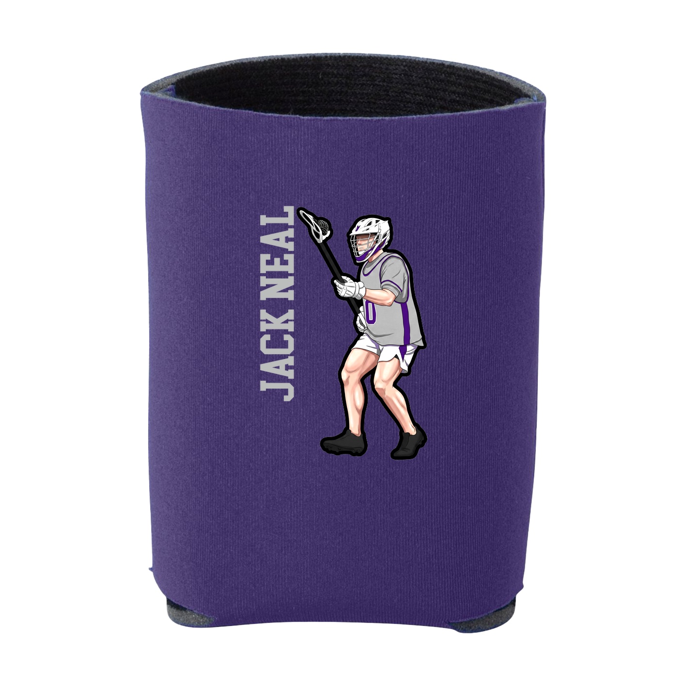 Can Holder — Name Vertical in Purple