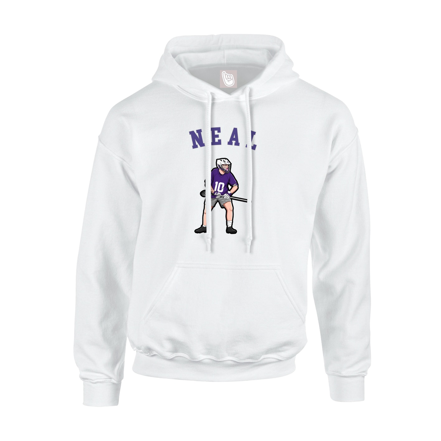 Hoodie — Shirsey Arch in White