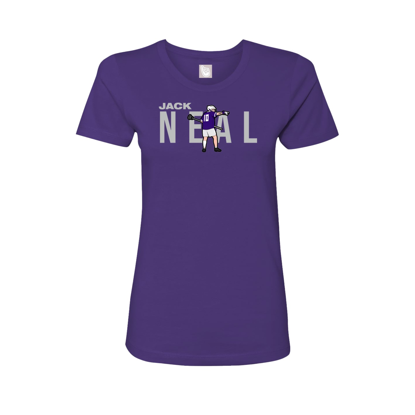 Womens Tee — Player Name in Purple