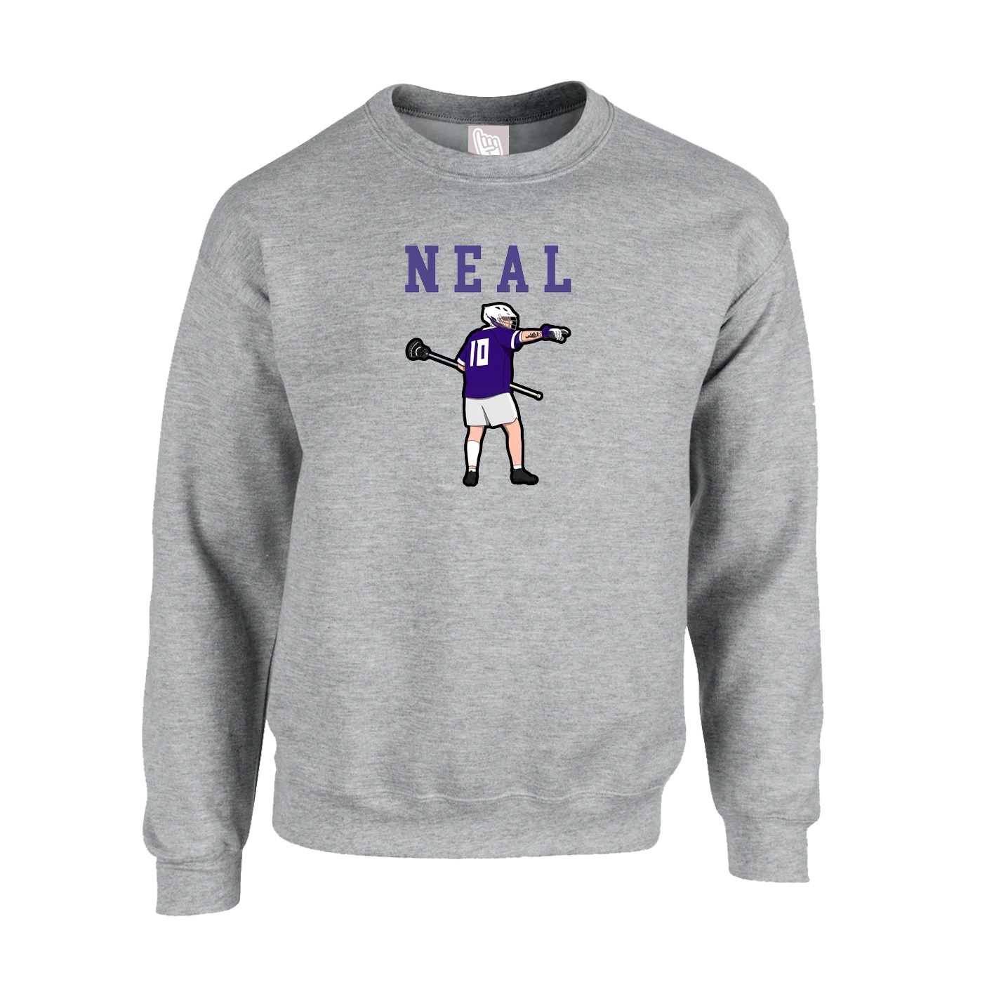 Fleece Crew — Shirsey in Grey