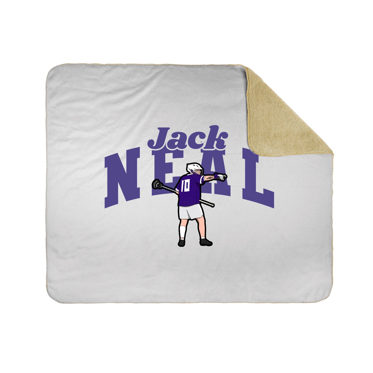 Throw Blanket — Signature Arch in White