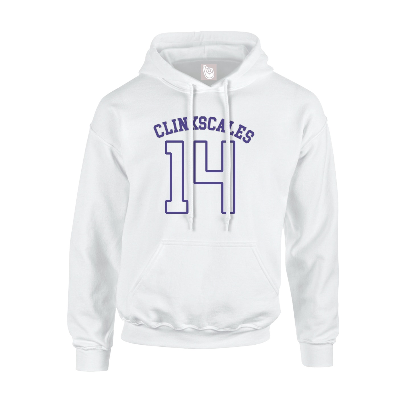 Hoodie — Shirsey Arch in White
