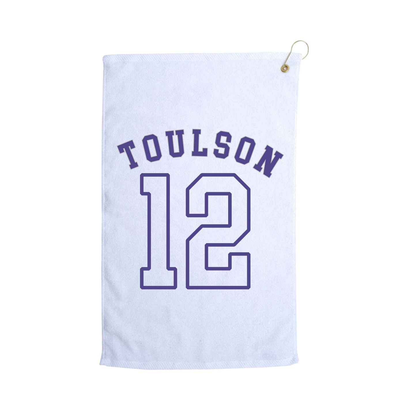 Golf Towel — Shirsey Arch in White