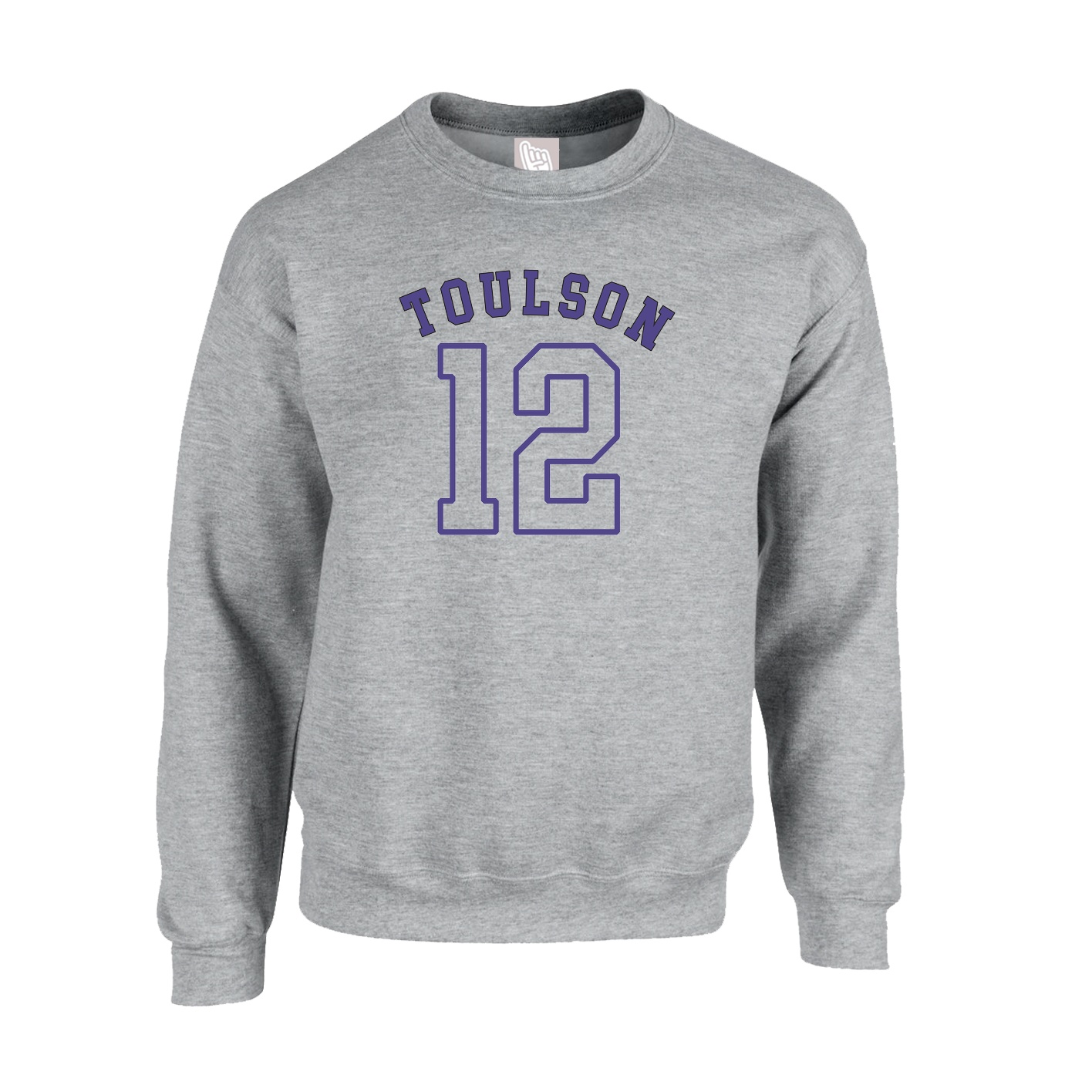 Fleece Crew — Shirsey Arch in Grey