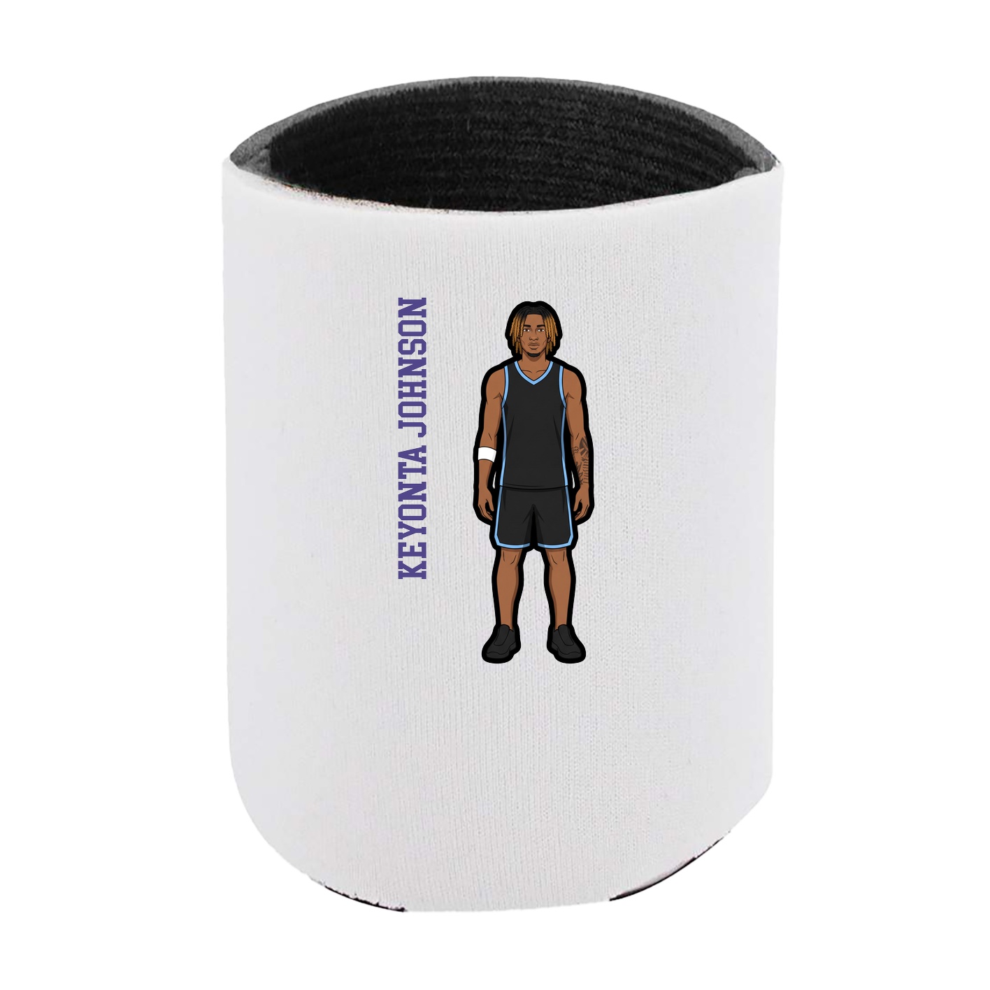 Can Holder — Name Vertical in White
