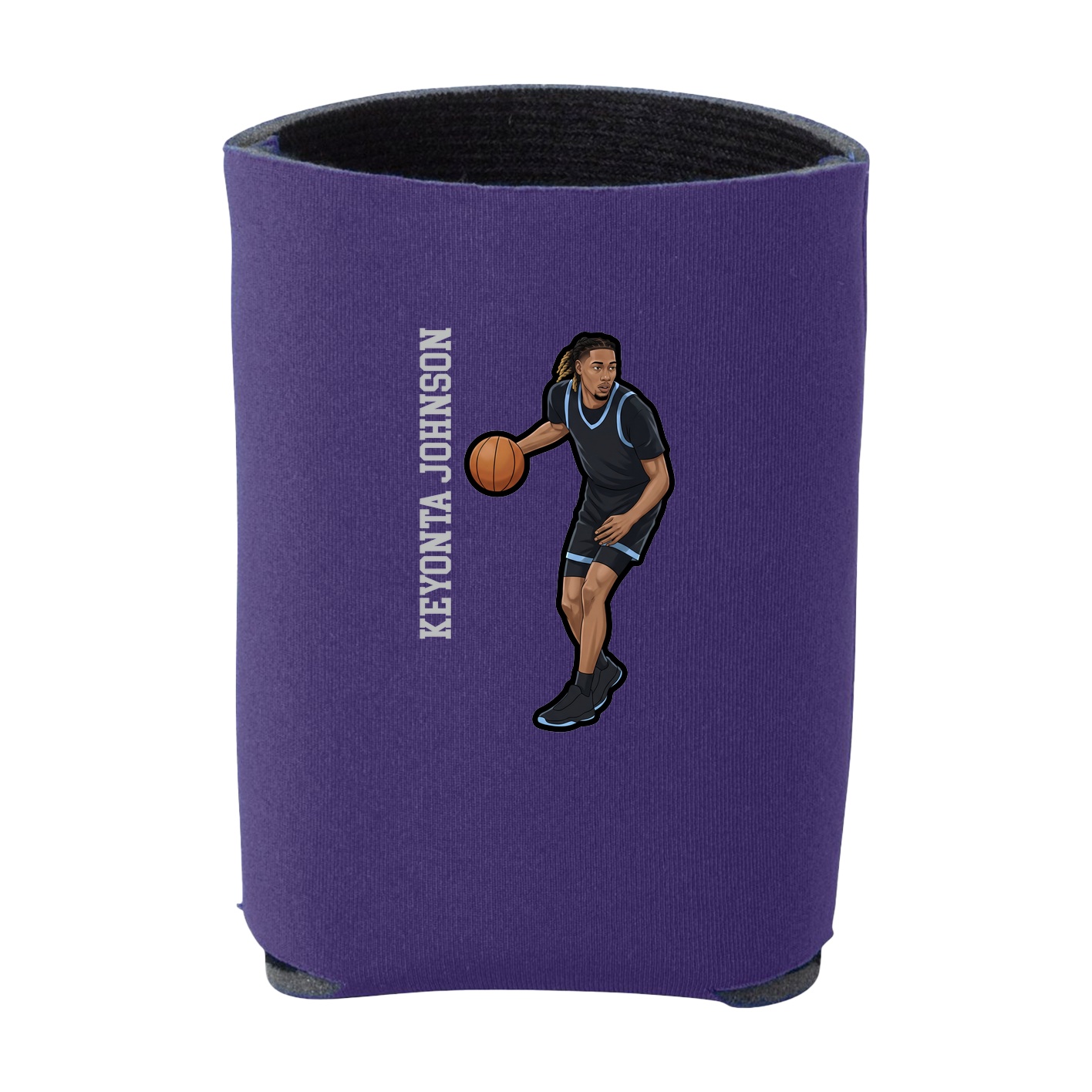 Can Holder — Name Vertical in Purple