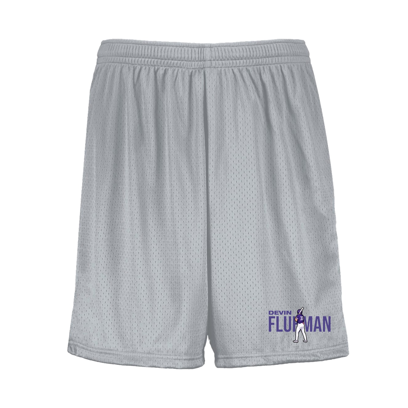 Shorts — Player Name in Silver