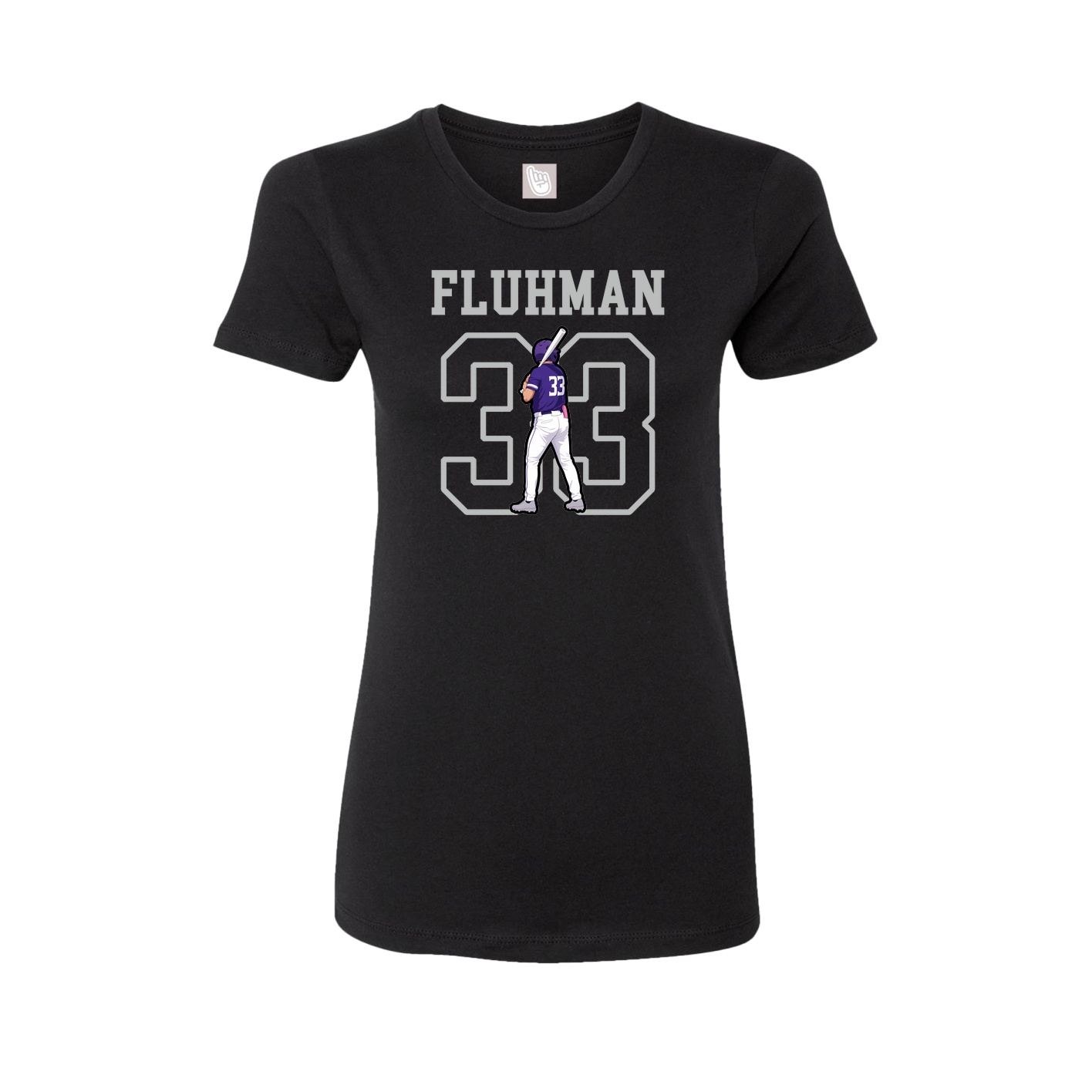 Fitted Women's Tee — Shirsey in Black