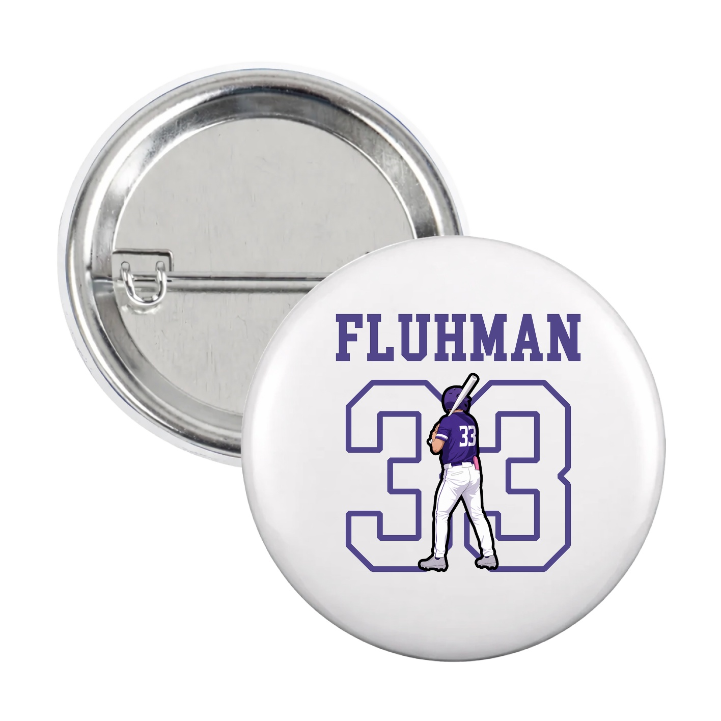 Game Day Button — Shirsey in White