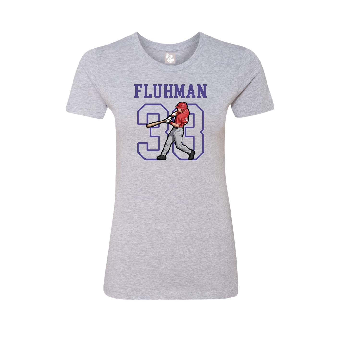 Fitted Women's Tee — Shirsey in Grey