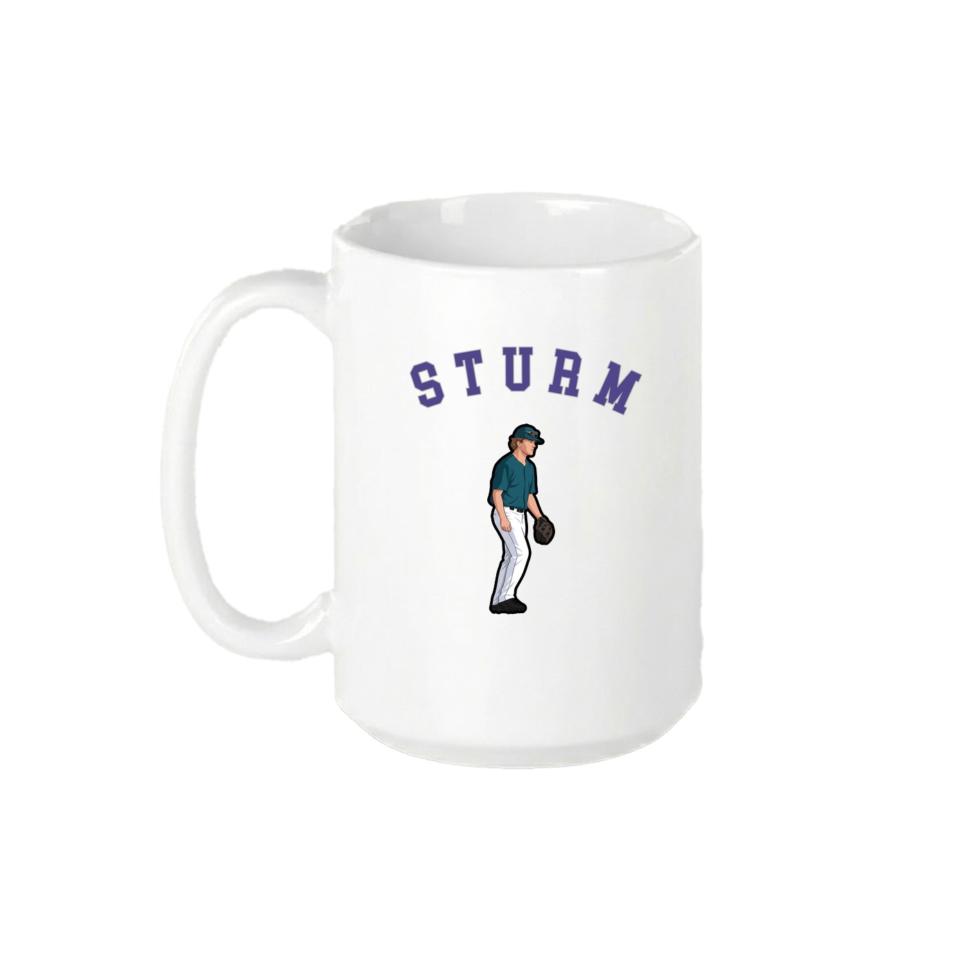 15oz Coffee Mug — Shirsey Arch in White