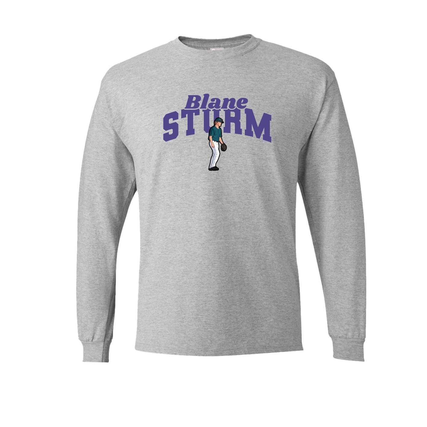 Long Sleeve Tee — Signature Arch in Grey